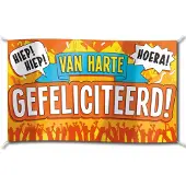 Paper Dreams Gevel vlag - gefeliciteerd Paperdreams Feestdecoratie