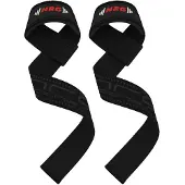 NRG Fitness Lifting Straps - Deadlift Straps - Deluxe Zwart
