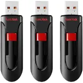 SanDisk Cruzer Glide, 32GB USB flash drive USB Type-A 2.0 Zwart, Rood