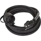 Procab CAB465-F Power schuko verlengkabel 20 meter met penaarde