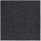 vidaXL Droogloopmat 100x100 cm antracietkleurig