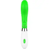 Luminous Achilles Clitoris en vagina vibrator - Groen