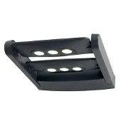 Elstead Lighting LED Wand Buitenlamp Sigmund | 3W 3000K 1210Lm 830 | Graphite