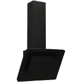 vidaXL Wandafzuigkap 60 cm roestvrij staal en gehard glas zwart