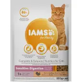 IAMS 4x Cat Adult Sensitive Digestion Turkey 800 Gr