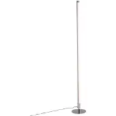 QAZQA Moderne vloerlamp LED chroom - Line-up