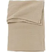 Meyco Baby Uni ledikant laken - pre-washed hydrofiel - sand - 100x150cm - 0.3 TOG