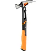 Fiskars IsoCore Serie - Timmermanshamer - 450g - Ergonomische Greep - Roestvrij
