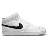 Nike Court Vision Mid Next Nature Sneakers Wit Zwart