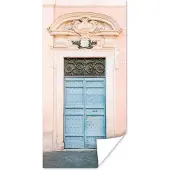 PosterMonkey Deur - Rome - Blauw - Architectuur