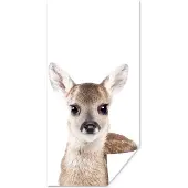 PosterMonkey Poster Hert - Dieren - Bruin - Natuur - 60x120 cm