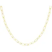 Oozoo Jewellery - goudkleurige ketting met grove schakels - SN-2016