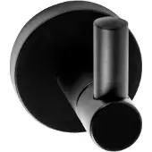 REA Mist Handdoekhouder Wandmodel - 5 x 5.5 cm - Mat Zwart