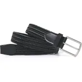 Tresanti | ALESSANDRIA I Leren gevlochten riem | zwart | Size 95