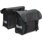 Beck Dubbele fietstas Mini Matte Black