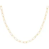 Oozoo Jewellery - rosé goudkleurige ketting met grove schakels - SN-2017