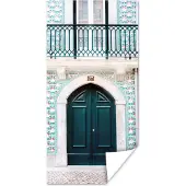 PosterMonkey Deur - Hout - Groen - Huis