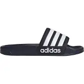 Adidas Muiltjes 'Adilette' donkerblauw / wit