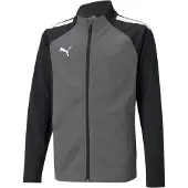 Puma teamLIGA Trainingsjack Kids Grijs Wit