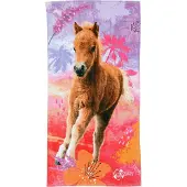 Penny Badlaken Saar - Badlaken - Strandlaken - 75 X 150 CM - Paarden Spullen - Paarden - Paard - Pony - Veulen - Badlaken Meisje - Handdoek