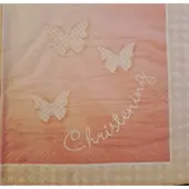 Amscan 32 roze servetten Christening doop