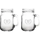 Fusion Gegraveerde set Drinkglazen 45cl Opa + Oma 60 jaar getrouwd