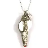 Heaven Eleven - RVS ballchain met schelp