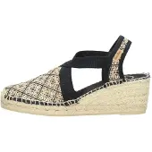 Toni pons Espadrilles Dames Zwart Raffia Size 39
