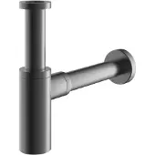 Hotbath Sifon archie rond geborsteld gunmetal pvd