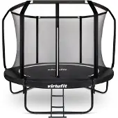 VirtuFit Premium Trampoline met Veiligheidsnet - Zwart - 305 cm