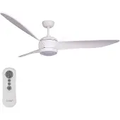 Beacon Stille Plafondventilator Airfusion Nordic Ø 143cm Wit