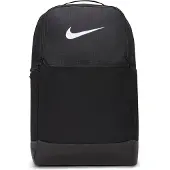 Nike Sportrugzak 'Brasilia 9.5' grafiet / zwart / wit