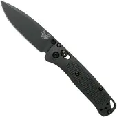 Benchmade Mini Bugout S30V Black Cerakote vouwmes, CF-Elite