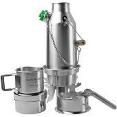 Kelly Kettle - Trekker' Kit - Drogebrandstofkookstel 0,6 l, grijs