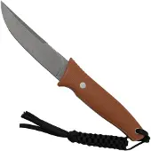 CIVIVI Tamashii C19046-5 Brown Canvas Micarta, Stonewashed vaststaand mes, Bob Terzuola design