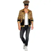 Wilbers Trainingsjack panter | Maat Xl |