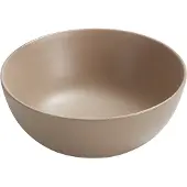 Guido Gusto Waskom Verla 35x35x15cm mat beige inclusief afvoerplug