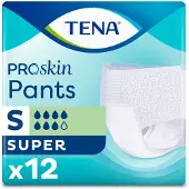 Tena 4x Tena Pants Super Proskin Small 12 Stuks