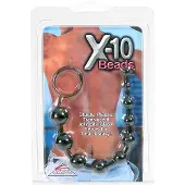 Calexotics California Exotic Novelties X-10 Beads - Anale Kralen - Zwart - Ø 30 mm