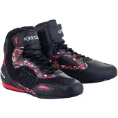 Alpinestars FQ20 Faster-3 Rideknit Schoenen Zwart Helderrood Maat US 8