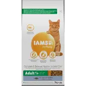 IAMS 3x Cat Adult Tuna 3 kg