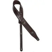 Gaucho GST-643-DBR gitaarriem, kunstleer, donkerbruin