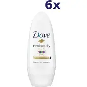 Dove 6x Deo Roll-on - Invisible Dry 50 ml.