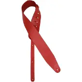 Gaucho GST-952-RD gitaarriem, topkwaliteit Europees leder, 7cm. breed, rood, made in Italy