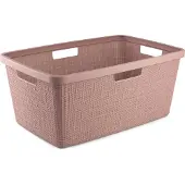Curver Jute wasmand 46 liter rose dawn