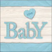 Ambiente Lunch servetten - Baby love boy