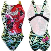 Turbo Red Dragon Swimsuit Veelkleurig S Vrouw