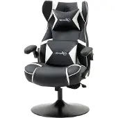 Vinsetto gamingstoel met kantelfunctie, gamingstoel met luidsprekers, bureaustoel, Polyurethanleer