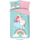 Good Morning kinderdekbedovertrek Unicorn Heaven - katoen