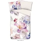 Muller Textil Dekbedovertrek Caen Multi Satijn-140 x 200 / 220 cm | 1-Persoons